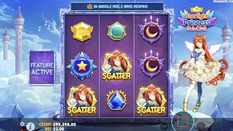 starlight princess pachi slot freespins trigger