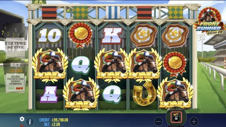 front runner odds on online slot free spins trigger