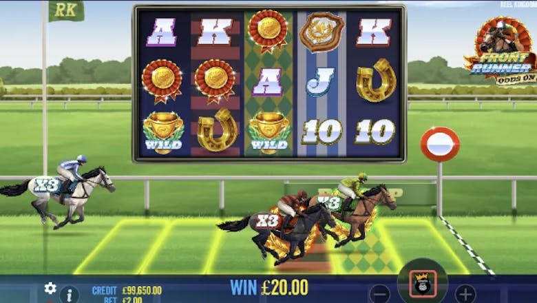 front runner odds on slot freespins game