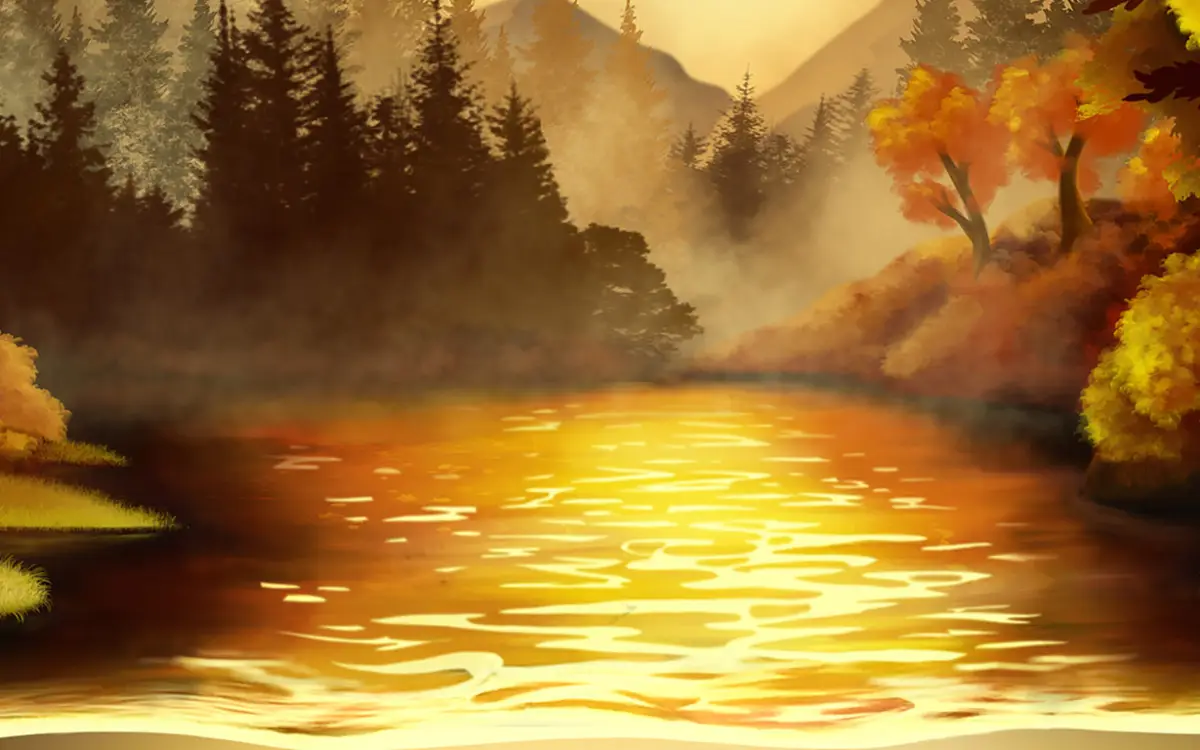 big bass secrets of the golden lake background