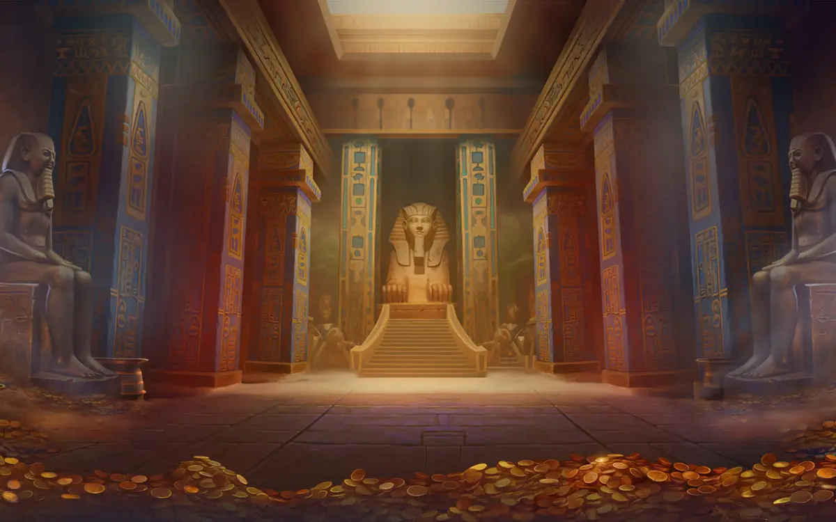 heart of cleopatra slot background