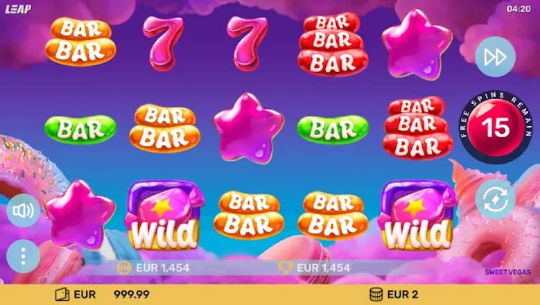 sweet vegas online slot freespins round