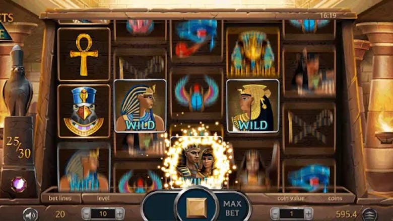 secrets of the nile slot freespins trigger
