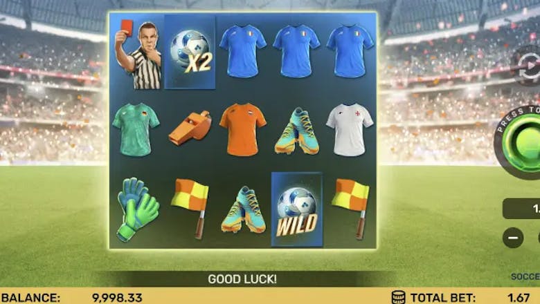 soccer strike slot basegame