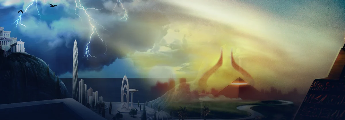 wild gods slot background