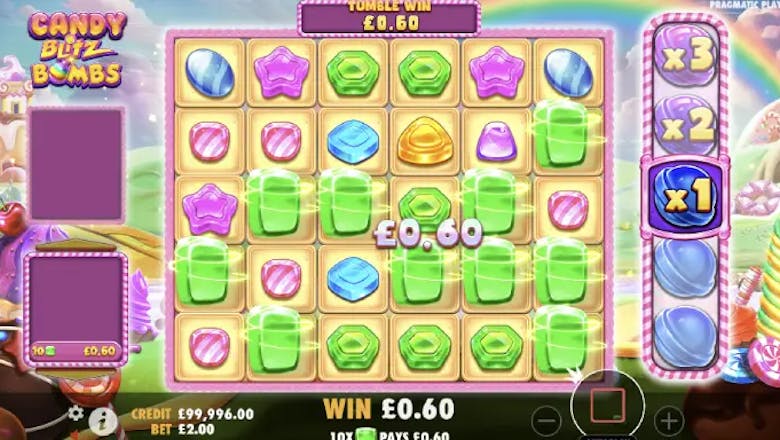 candy blitz bombs slot basegame