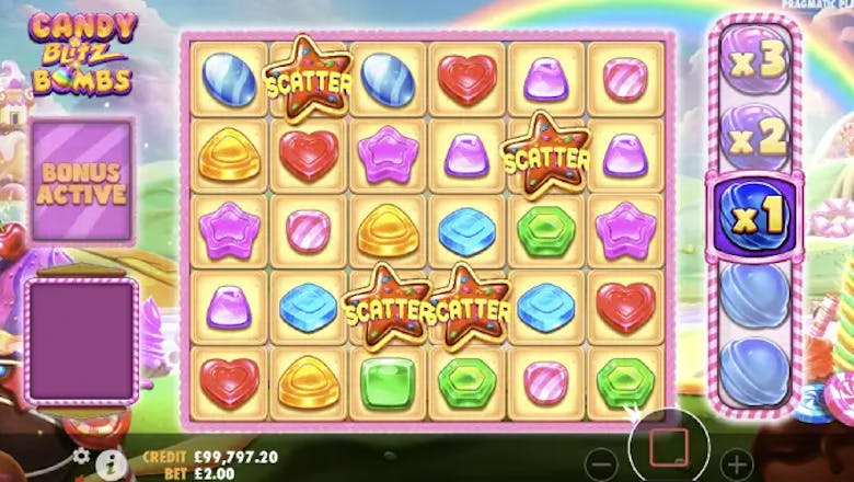 candy blitz bombs freespins trigger
