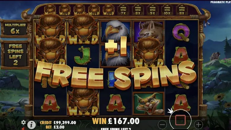 release the bison additional free spin