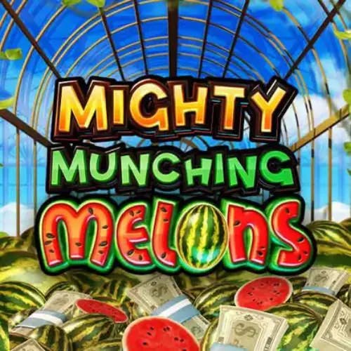mighty munching melons slot logo