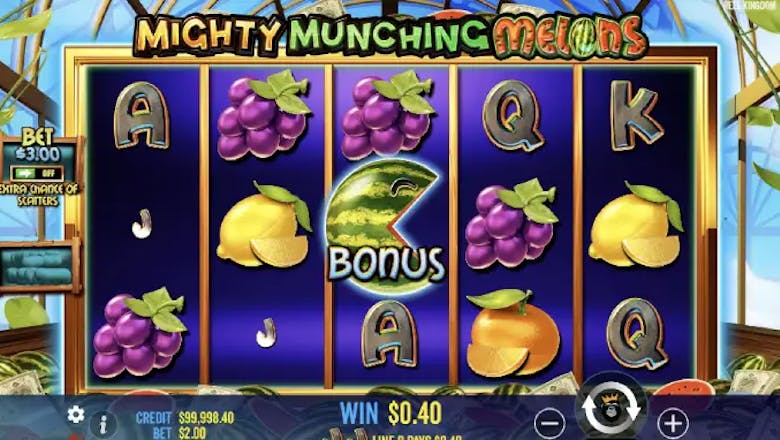 mighty munching melons basegame win