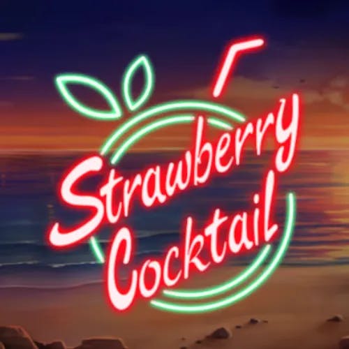 strawberry cocktail slot logo