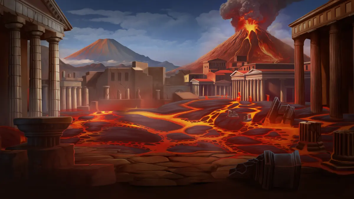 pompeii megareels megaways background