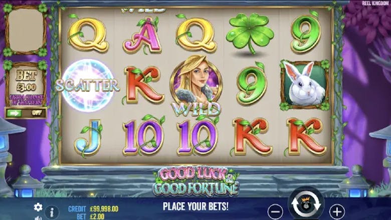 good luck and good fortune slot basegame