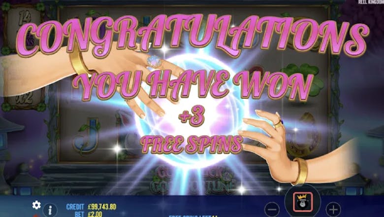 good luck and good fortune free spins win