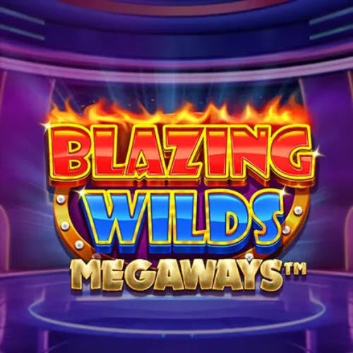 blazing wilds megaways slot logo