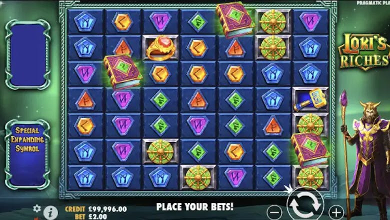 lokis riches slot basegame
