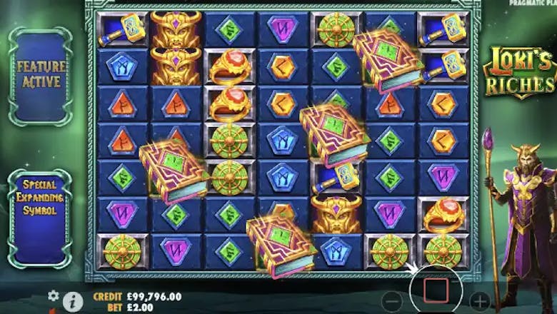 lokis riches slot freespins trigger