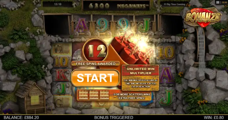 Bonanza Free Spins