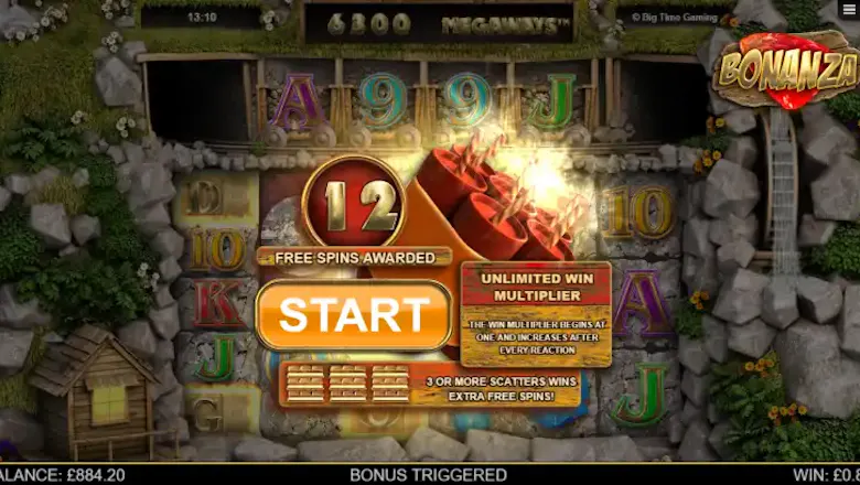 Bonanza Free Spins