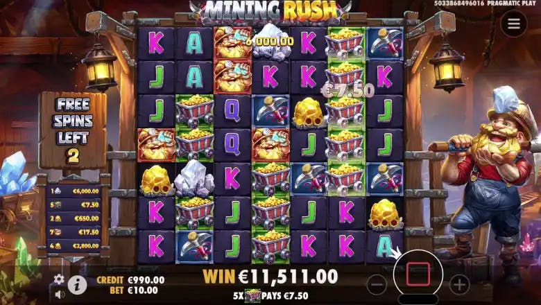 Mining Rush Bonus Round