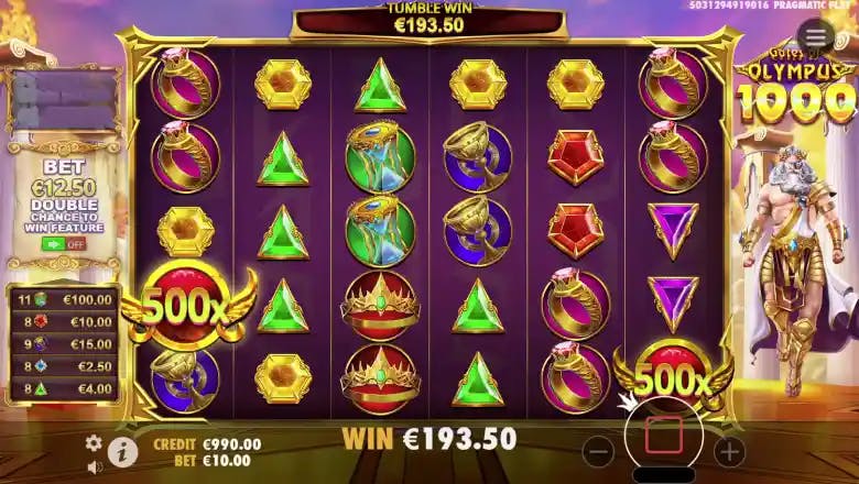 Gates of Olympus 1000 Gameplay