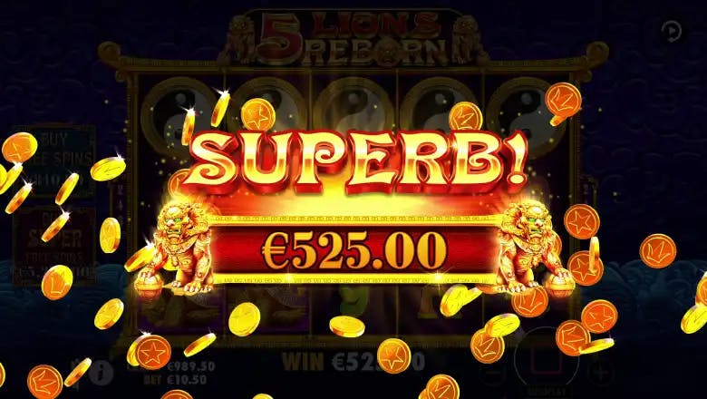5 Lions Reborn Super Win