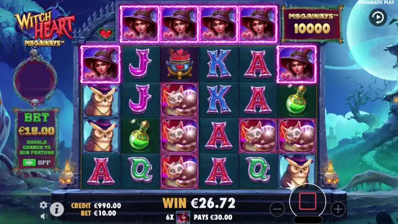 Witch Heart Megaways Gameplay