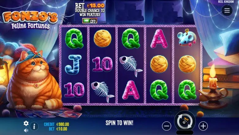 Fonzo's Feline Fortunes Gameplay