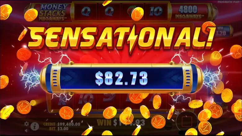 Money Stacks Megaways Big win