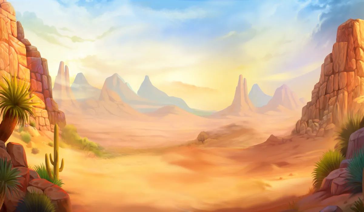 Wild West Gold Blazing Bounty Background