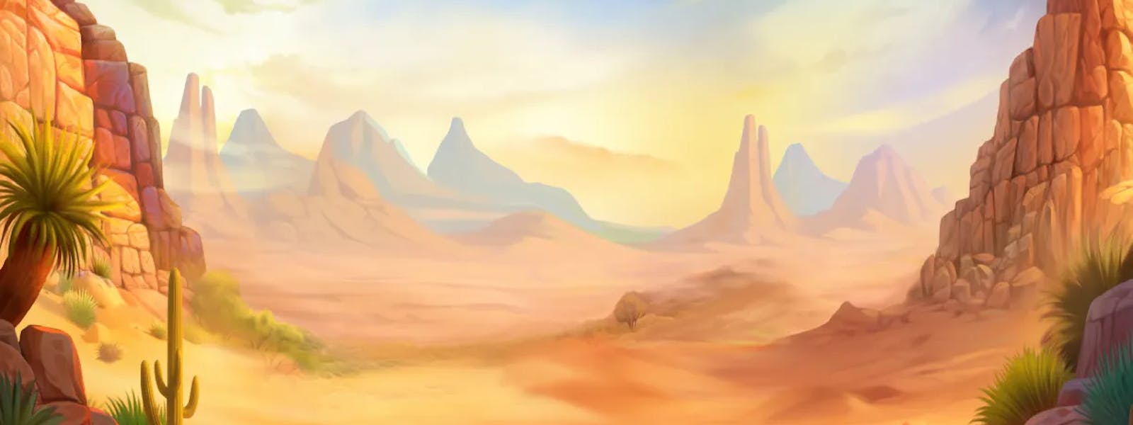 Wild West Gold Blazing Bounty Background