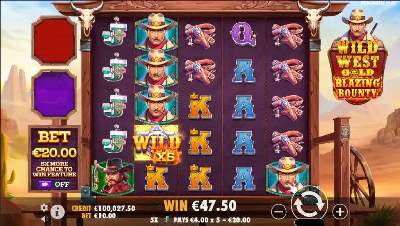Wild West Gold Blazing Bounty Gameplay