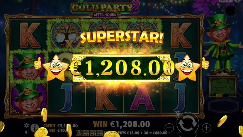 Gold Party 2 After Hours Mega Win