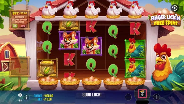 Finger Lick'n Free Spins Basegame