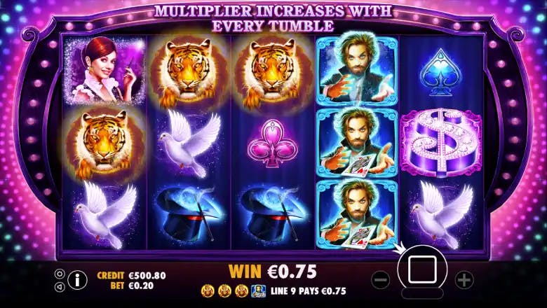 Vegas Magic Gameplay Bonus Feature