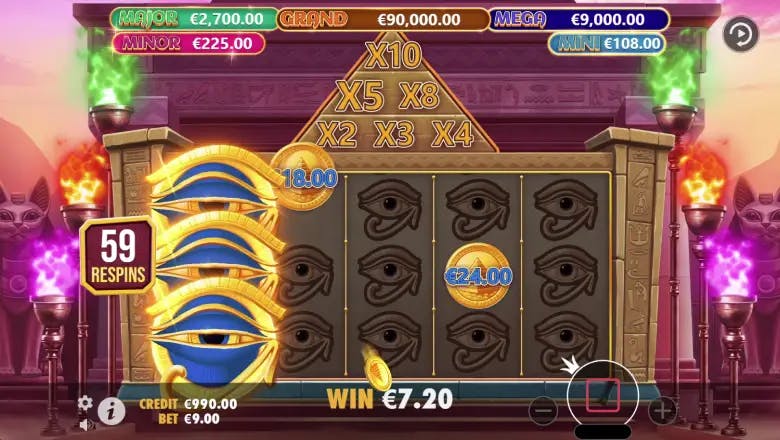 Mummy's Jewels Bonus Round