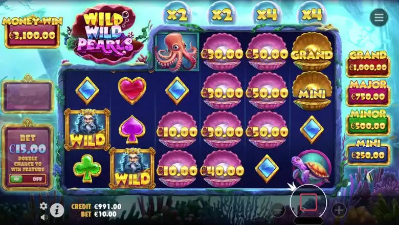 Wild Wild Pearls Base game
