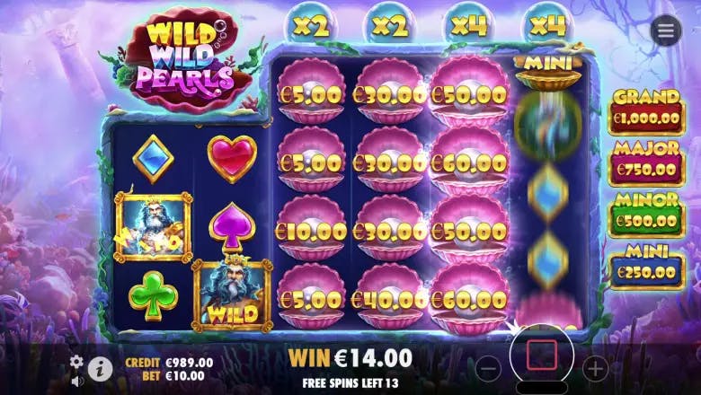 Wild Wild Pearls Bonus Round