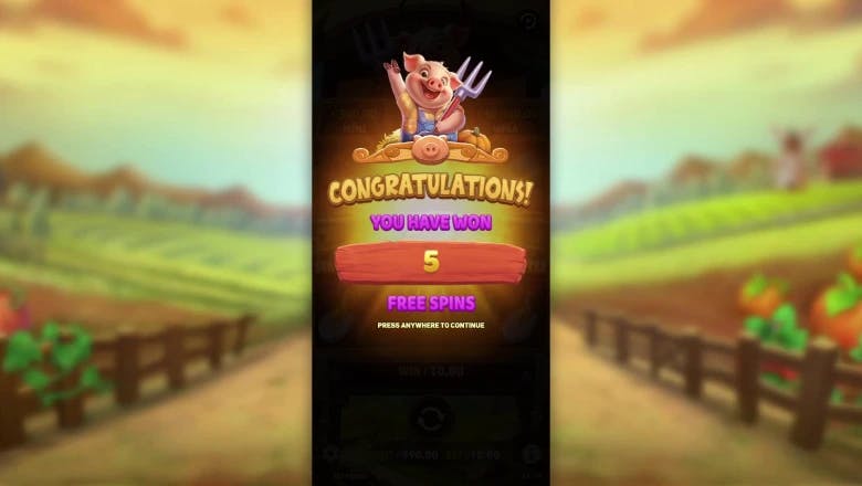 Pig Farm Free Spins