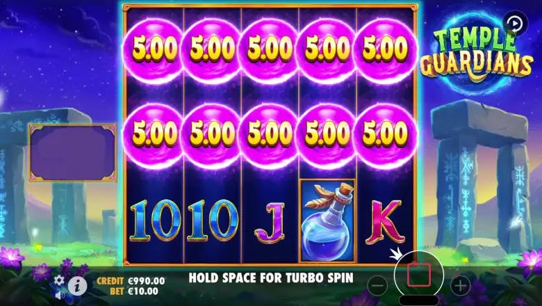 Temple Guardians Bonus Feature