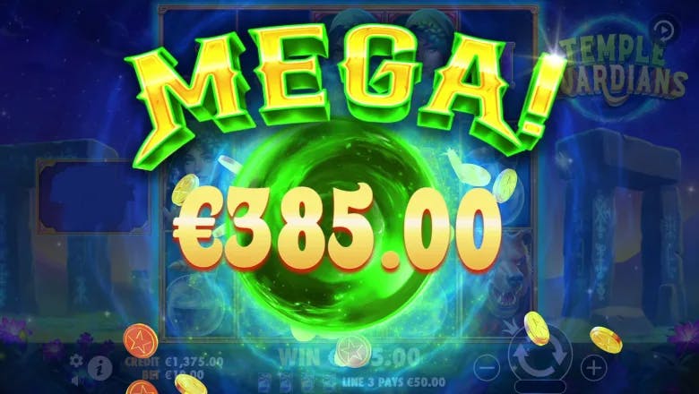 Temple Guardians Mega Win