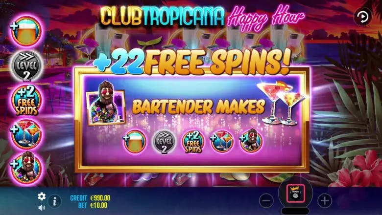 Club Tropicana - Happy Hour Free Spins