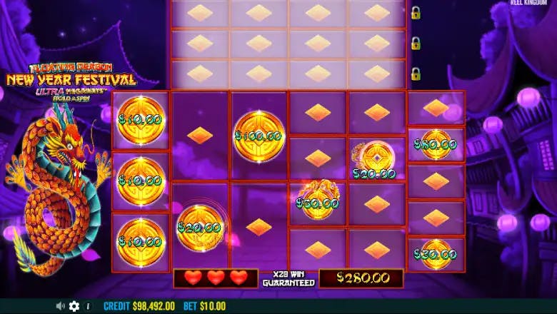 Floating Dragon New Year Festival Ultra Megaways™ Hold & Spin Hold & Spin