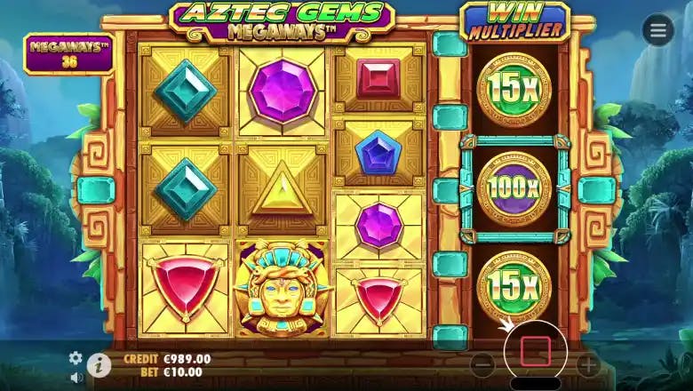 Aztec Gems Megaways Basegame
