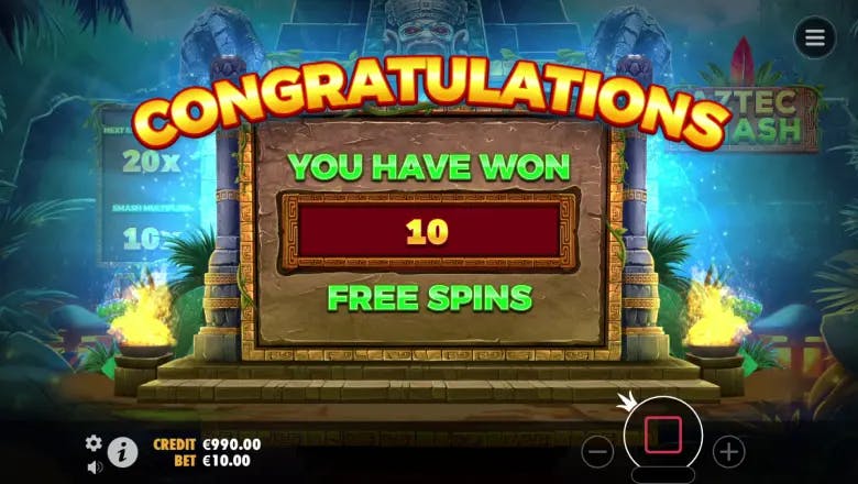 Aztec Smash Free Spins