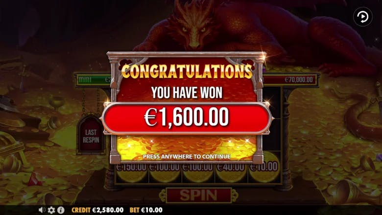 Sleeping Dragon Big Win
