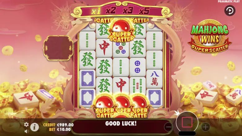 Mahjong Wins Super Scatter Bonus Round