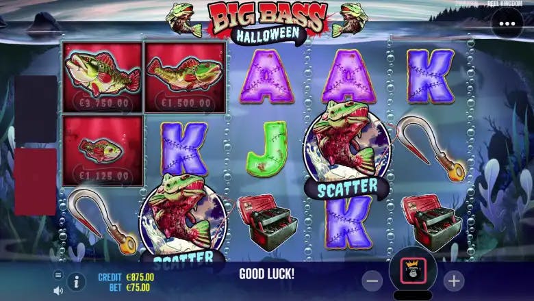 Big Bass Halloween Scatter