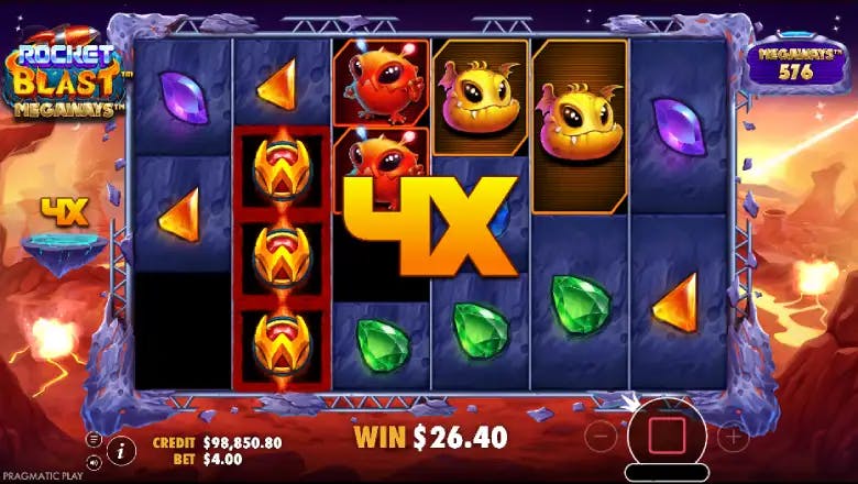 Rocket Blast Megaways Bonus Round
