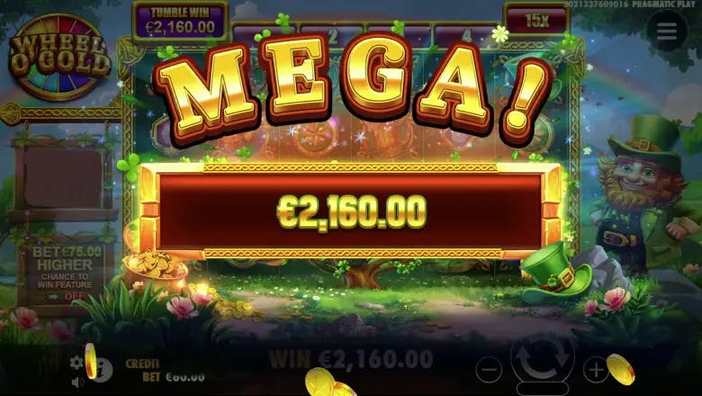 Wheel O'Gold Mega Win